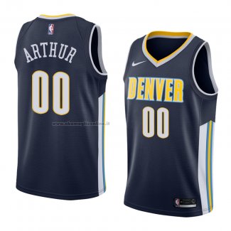 Maglia Denver Nuggets Darrell Arthur NO 00 Icon 2018 Blu