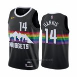 Maglia Denver Nuggets Gary Harris NO 14 Citta Nero