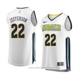 Maglia Denver Nuggets Richard Jefferson NO 22 Association 2017-18 Bianco