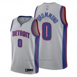 Maglia Detroit Pistons Andre Drummond NO 0 Statement Grigio