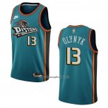 Maglia Detroit Pistons Kelly Olynyk #13 Classic 2022-23 Verde