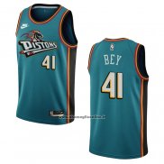 Maglia Detroit Pistons Saddiq Bey #41 Classic 2022-23 Verde