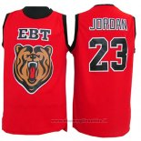 Maglia EBT Michael Jordan NO 23 Rosso