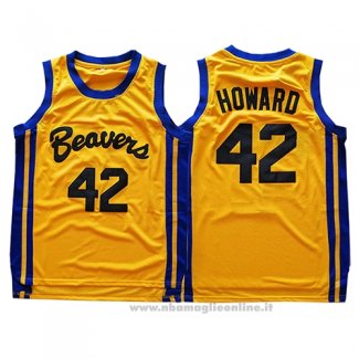 Maglia Film Beavers Dwight Howard NO 42 Giallo