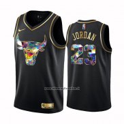 Maglia Golden Edition Chicago Bulls Michael Jordan #23 2021-22 Nero