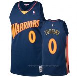 Maglia Golden State Warriors Demarcus Cousins NO 0 2009-10 Hardwood Classics Blu