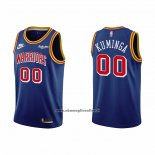 Maglia Golden State Warriors Jonathan Kuminga #00 75th Anniversary Blu