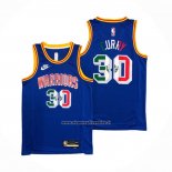 Maglia Golden State Warriors Stephen Curry #30 Classic Royal Special Mexico Edition Blu