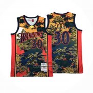 Maglia Golden State Warriors Stephen Curry #30 Mitchell & Ness 2009-10 Rosso
