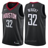 Maglia Houston Rockets Brandan Wright NO 32 Statement 2017-18 Nero