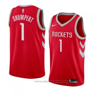 Maglia Houston Rockets Iman Shumpert NO 1 Icon 2018 Rosso