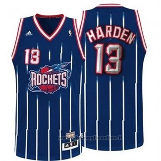 Maglia Houston Rockets James Harden NO 13 Throwback Blu