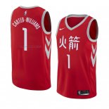 Maglia Houston Rockets Michael Carter-Williams NO 1 Citta 2018 Rosso