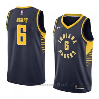 Maglia Indiana Pacers Cory Joseph NO 6 Icon 2018 Blu