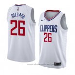 Maglia Los Angeles Clippers Angel Delgado NO 26 Association 2018 Bianco