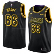 Maglia Los Angeles Lakers Andrew Bogut NO 66 Citta 2018 Nero