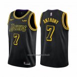 Maglia Los Angeles Lakers Carmelo Anthony #7 Citta Nero