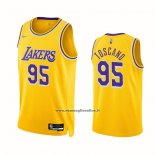 Maglia Los Angeles Lakers Juan Toscano-Anderson #95 75th Anniversary Icon 2021-22 Giallo