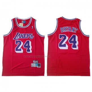 Maglia Los Angeles Lakers Kobe Bryant NO 24 Rosso6