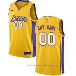 Maglia Los Angeles Lakers Personalizzate 17-18 Giallo