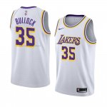 Maglia Los Angeles Lakers Reggie Bullock NO 35 Association 2018-19 Bianco