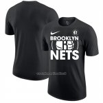 Maglia Manica Corta Brooklyn Nets Nero1