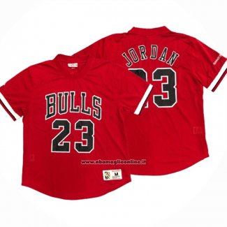 Maglia Manica Corta Chicago Bulls Michael Jordan #23 Rosso2