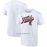 Maglia Manica Corta Miami Heat 2023 Eastern Conference Champions Bianco