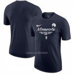 Maglia Manica Corta Minnesota Timberwolves Nero