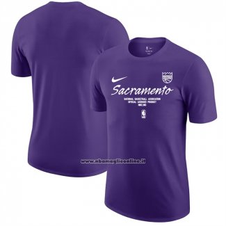 Maglia Manica Corta Sacramento Kings Viola