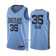 Maglia Memphis Grizzlies Killian Tillie #35 Statement 2022-23 Blu