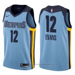 Maglia Memphis Grizzlies Tyreke Evans NO 12 Statement 2017-18 Blu