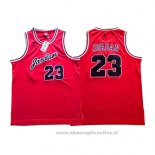 Maglia Michael Jordan NO 23 Rosso Nero