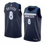 Maglia Minnesota Timberwolves Jerryd Bayless NO 8 Icon 2018 Blu