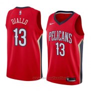 Maglia New Orleans Pelicans Cheick Diallo NO 13 Statement 2018 Rosso