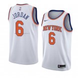 Maglia New York Knicks Deandre Jordan NO 6 Statement 2018 Bianco