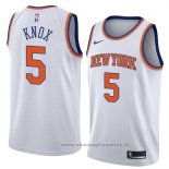 Maglia New York Knicks Kevin Knox NO 5 Statement 2018 Bianco