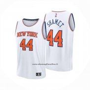 Maglia New York Knicks Landry Shamet No 44 Association 2025-26 Bianco