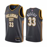 Maglia Oklahoma City Thunder Mike Muscala NO 33 Citta Nero