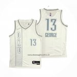Maglia Oklahoma City Thunder Paul George #13 Citta 2021-22 Bianco