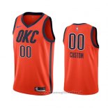 Maglia Oklahoma City Thunder Personalizzate Earned 2018-19 Arancione