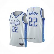 Maglia Orlando Magic Franz Wagner No 22 Citta 2025-26 Bianco