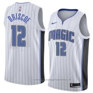 Maglia Orlando Magic Saiah Briscoe NO 12 Association 2018 Bianco