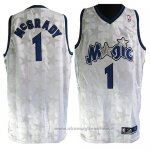 Maglia Orlando Magic Tracy McGrady NO 1 Throwback Bianco2
