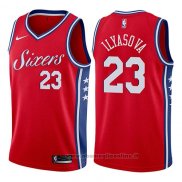 Maglia Philadelphia 76ers Ersan Ilyasova NO 23 Statement 2017-18 Rosso