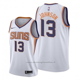 Maglia Phoenix Suns Cameron Johnson NO 13 Association 2019-20 Bianco