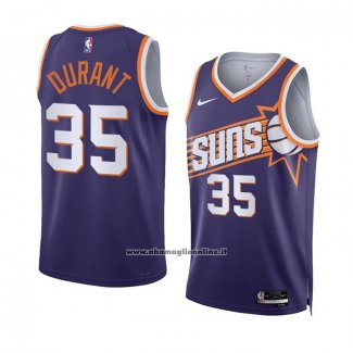 Maglia Phoenix Suns Kevin Durant #35 Icon 2023-24 Viola