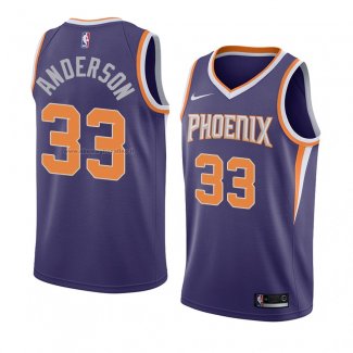 Maglia Phoenix Suns Ryan Anderson NO 33 Icon 2018 Viola