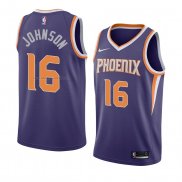 Maglia Phoenix Suns Tyler Johnson NO 16 Icon 2018 Viola