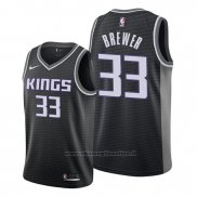 Maglia Sacramento Kings Corey Brewer NO 33 Statement Nero